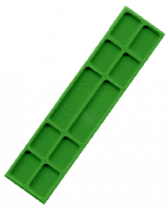 Type FP20 glazing packer 1 mm green.