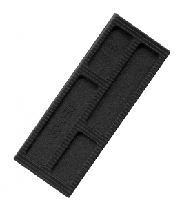 Type WP20 wedge packer 3 - 5 mm black.
