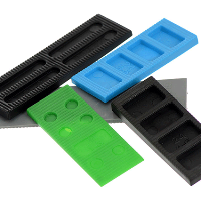 75x100mm wedge glazing packers.