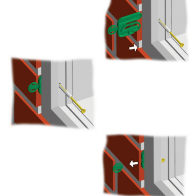 Klip frame packers installation.