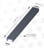 Dimensions of standard bridge packers.
